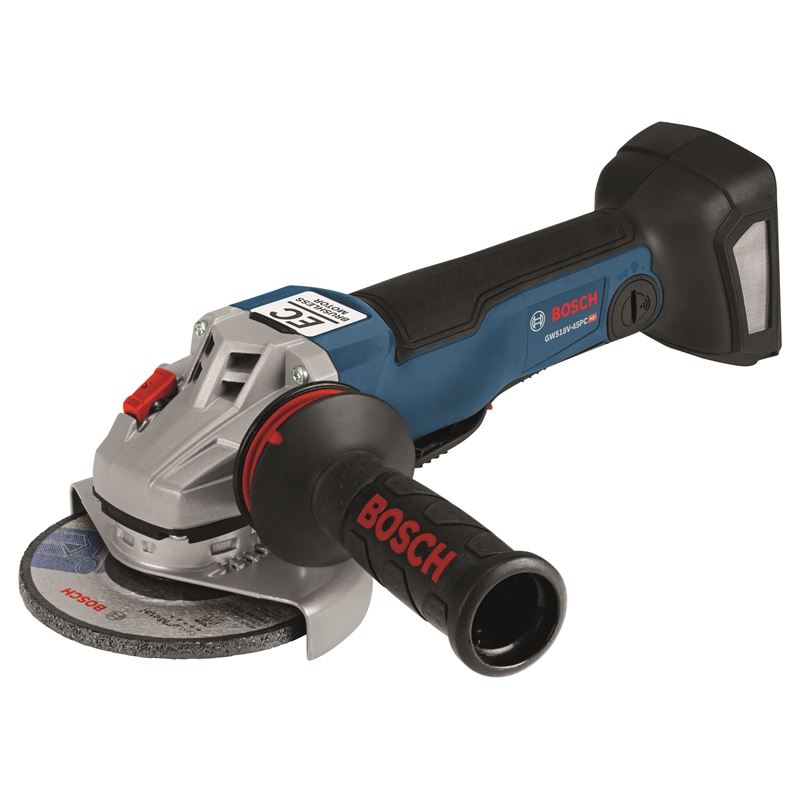 Bosch | GWS18V-45PCN 18V EC Brushless Connected-Ready 4-1/2 In. Angle Grinder with No Lock-On Paddle Switch (Bare Tool)