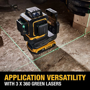 DEWALT DCLE34031D1 20V 3x360 Line Laser Kit