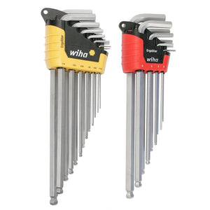 WIHA-66982 ErgoStar Ball End Hex L-Key Inch/Metric 22 Piece Set