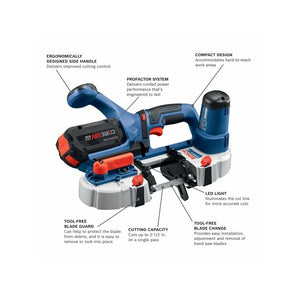 Bosch GCB18V-2N 18V Compact Band Saw (Bare Tool)