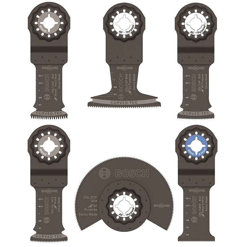 Bosch | OSL006 Starlock Oscillating Multi-Tool Accessory Blade Set 6 pc.