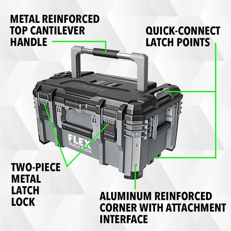 FLEX FS1102 STACK PACK MEDIUM TOOL BOX