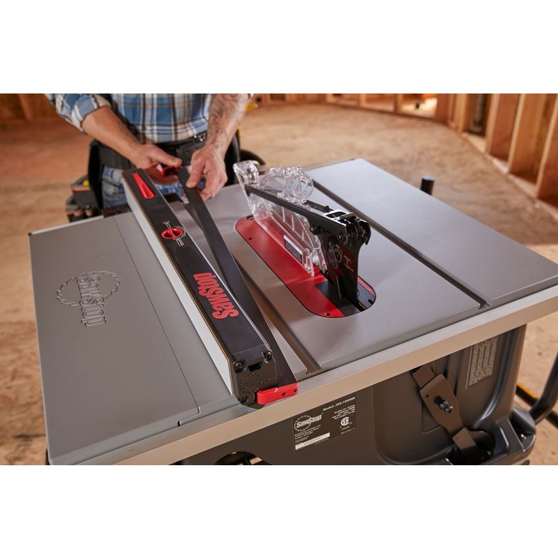 SawStop JSS-120A60 Jobsite Saw PRO with Mobile Cart Assembly - 15A 120V 60Hz