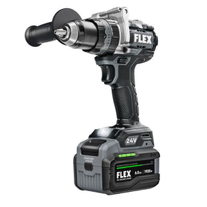 FLEX FX1271T-1H 24V 1/2 in 2-Speed Hammer Drill Driver w/ Turbo Mode Stacked-Lithium Kit