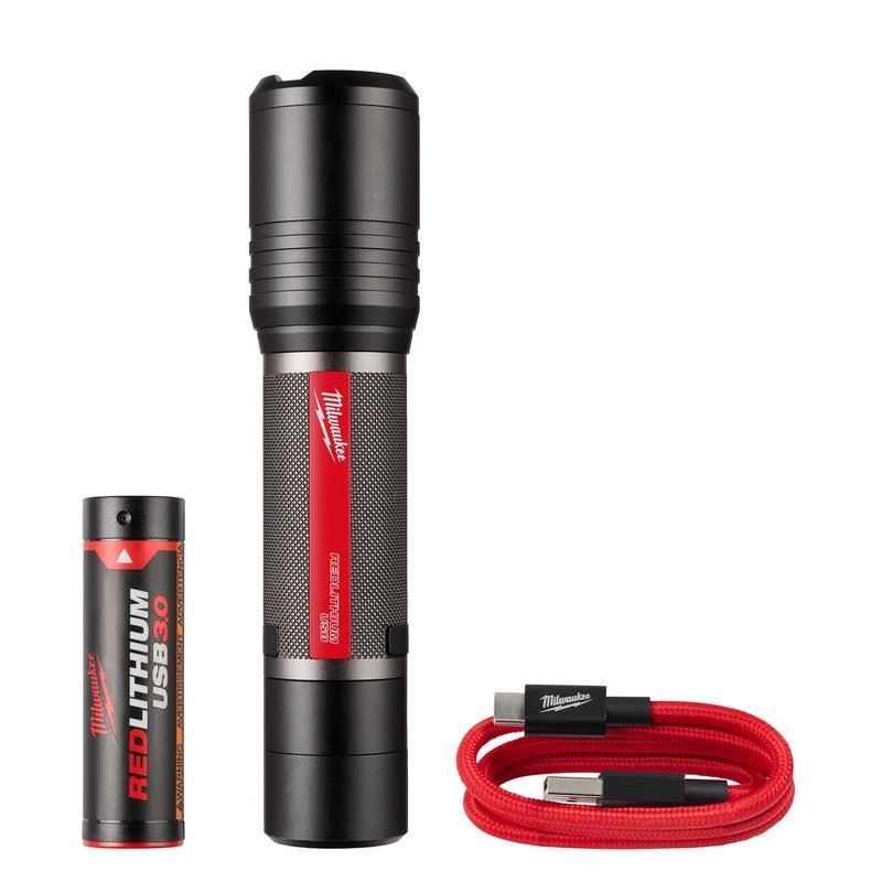 Milwaukee 2162-21 RLUSB 2000L SLIDE FOCUS FLASHLIGHT