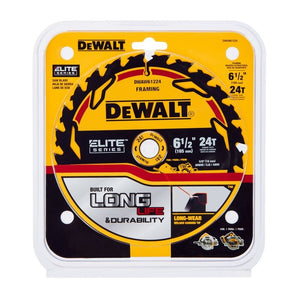 DEWALT DWAW61224  6-1/2in 24T ELITE SERIES Circular Saw Blade