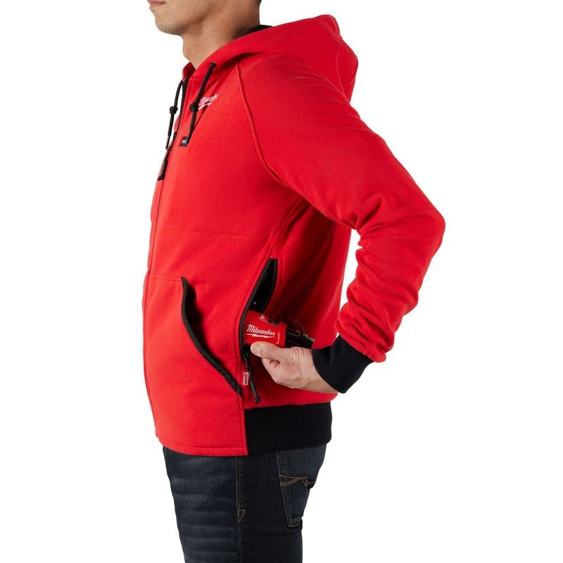 Milwaukee 306R-20 M12 HEATED HOODIE - RED