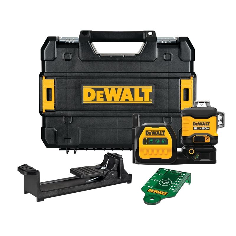 DeWalt DCLE34030GB 20V MAX 3 X 360 Green Line Laser (Tool Only)