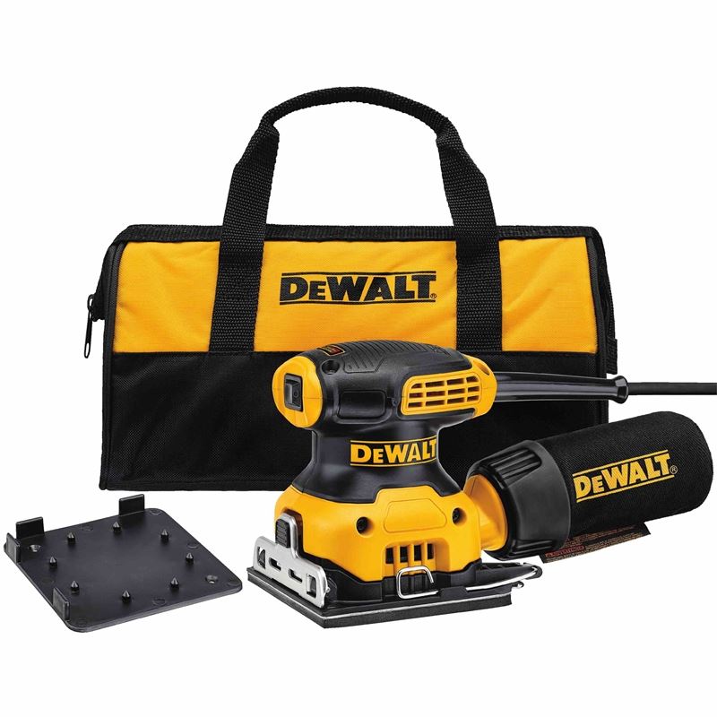 DEWALT DWE6411K 1/4 Sheet Palm Grip Sander Kit