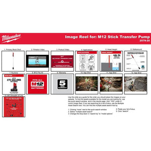 Milwaukee 2579-20 M12 Stick Transfer Pump