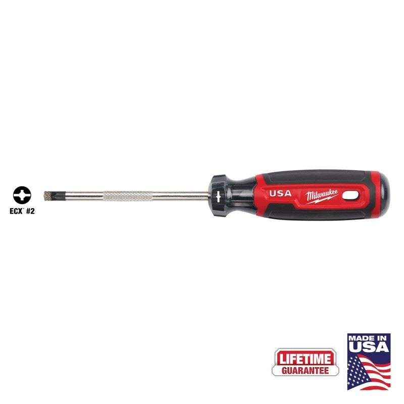 Milwaukee MT216 #2 ECX 4in Cushion Grip Screwdriver (USA)