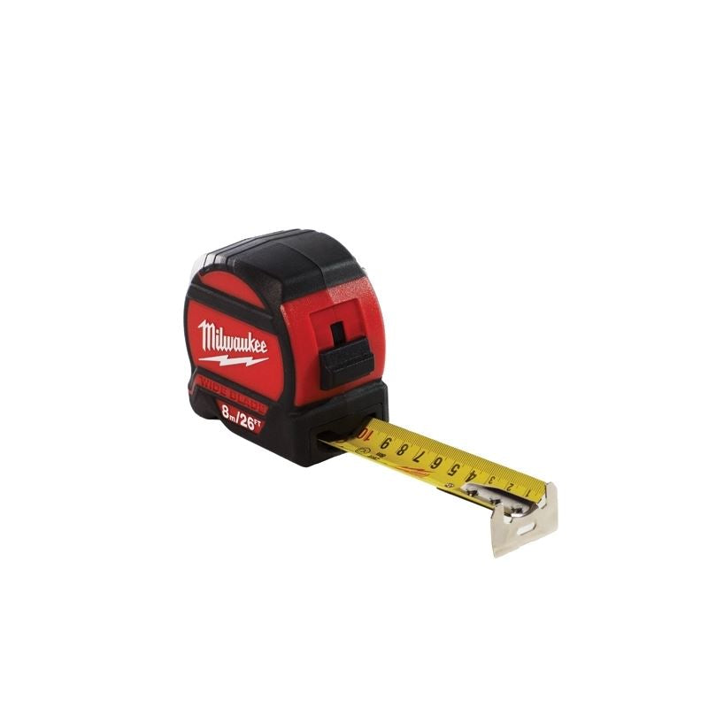 Milwaukee 48-22-7526 8m/26ft Wide Blade Tape Measure