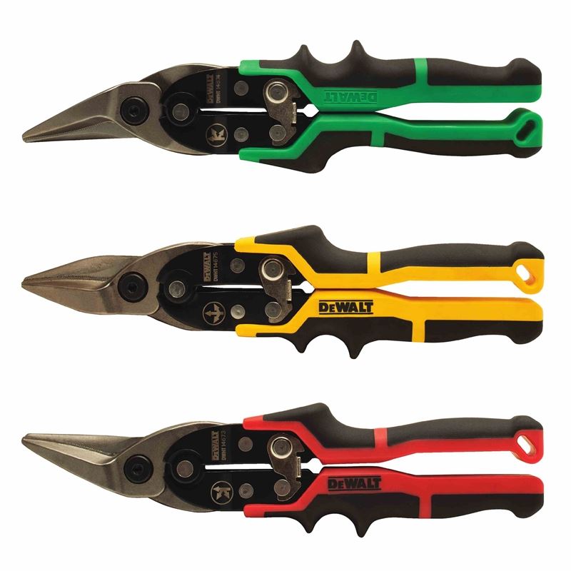 DEWALT DWHT14676 3 PK Ergo Aviation Snips