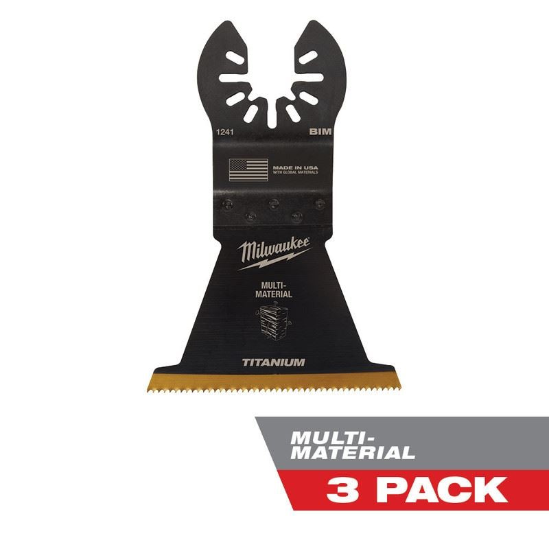 Milwaukee 49-25-1243 OPEN-LOK 2-1/2 in Titanium Enhanced Bi-Metal Multi-Material Blades 3 Pk