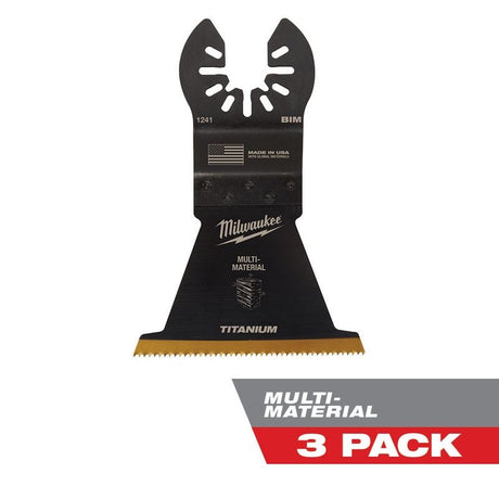 Milwaukee 49-25-1243 OPEN-LOK 2-1/2 in Titanium Enhanced Bi-Metal Multi-Material Blades 3 Pk