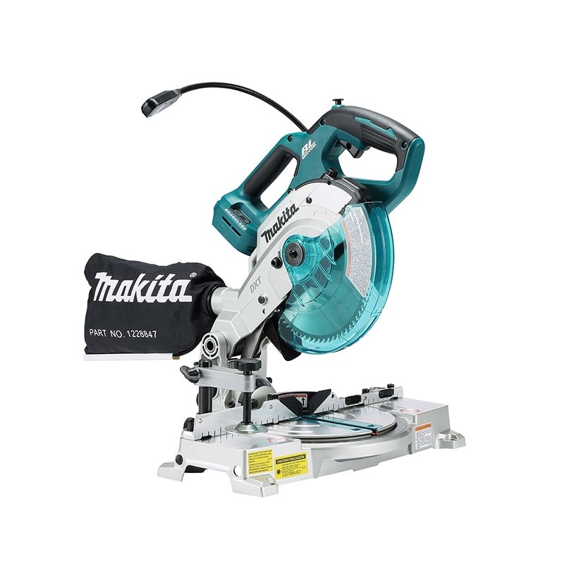 Makita 6-1/2" Cordless Dual Compound Mitre Saw with Brushless Motor