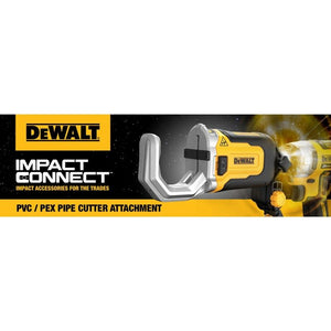 DEWALT DWAPVCIR IMPACT CONNECT PVC/PEX PIPE CUTTER ATTACHMENT