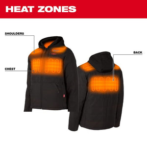 Milwaukee 205B-21 M12 HEATED AXIS HOODED JACKET