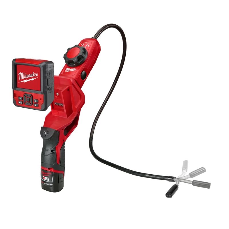 Milwaukee 2317-21 M12 M-SPECTOR FLEX 3' FT Inspection Camera Cable w/ PIVOTVIEW Kit