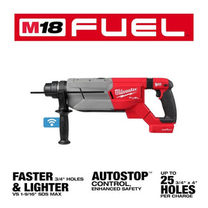 Milwaukee 2916-20 M18 FUEL 1-1/4in SDS Plus D-Handle Rotary Hammer w/ ONE-KEY