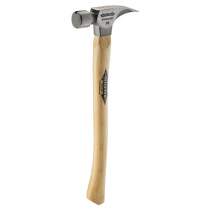 Stiletto TI16MC  16oz Hickory Framing Hammer - Milled/Curve