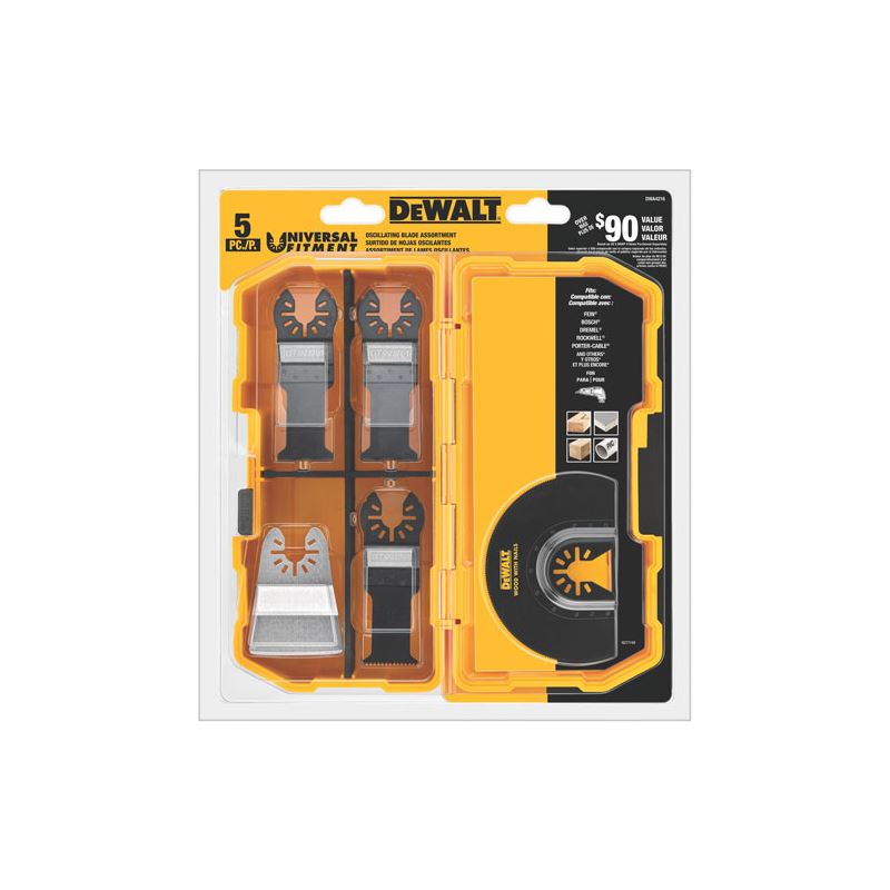 DEWALT | DWA4216 Oscillating Blade 5-Pc. set