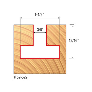 Freud | 52-522 1-1/8 (Dia.) T-Slotting Cutter Bit