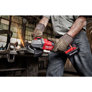 2981-20 M18 FUEL 18 Volt Lithium-Ion Brushless Cordless 4-1/2 in.-6 in. Lock-On Braking Grinder with Slide Switch  - Tool Only