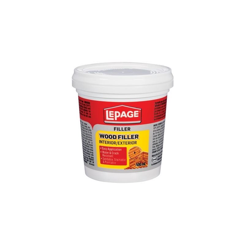 LEPAGE WOOD FILLER INTERIOR / EXTERIOR 500ML 462073