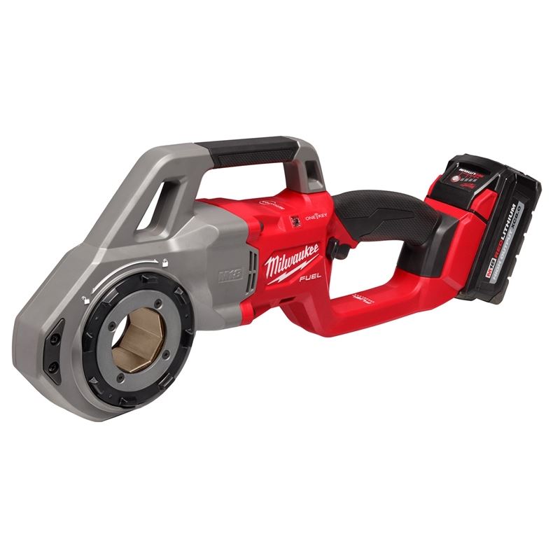 Milwaukee 2870-22 M18 FUEL Compact Pipe Threader w/ ONE-KEY w/ 1/2in - 1-1/4in Compact NPT Forged Aluminum Die Heads