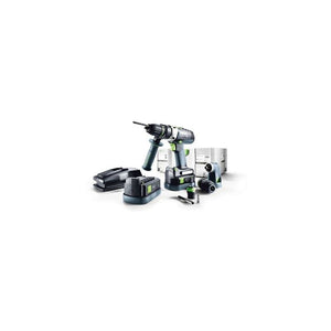 Festool 564597 PDC 18/4 QuaDrive Cordless Drill Set