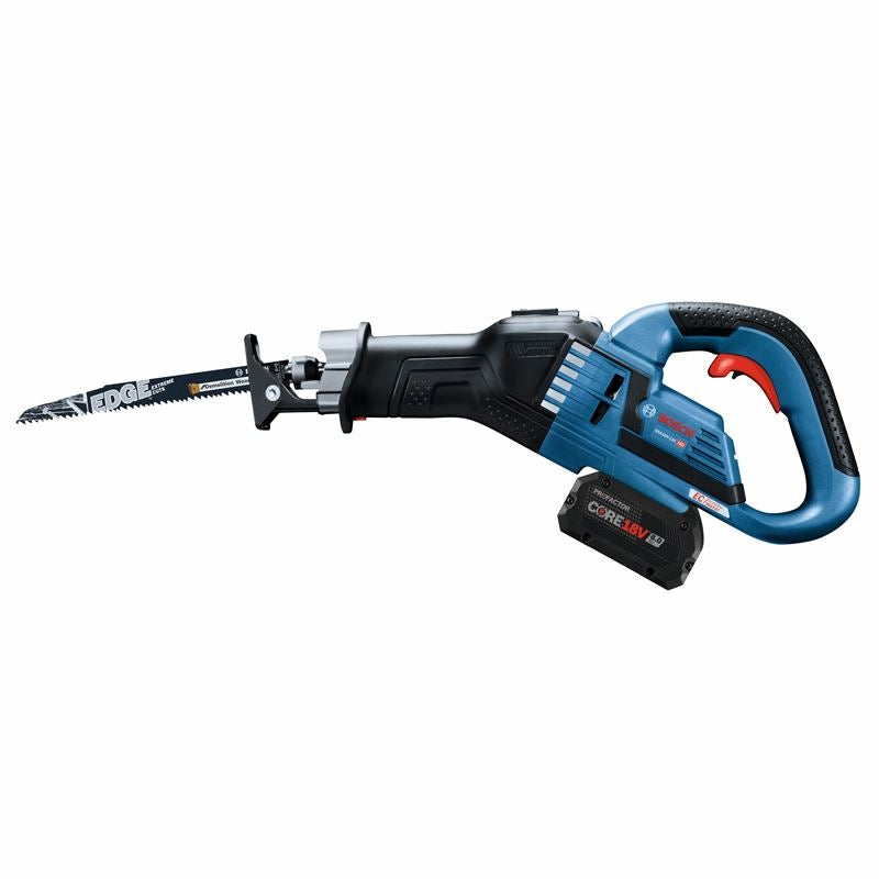 Bosch GSA18V-125K14A 18V EC Brushless 1-1/4 In.-Stroke Multi-Grip Reciprocating Saw Kit with (1) CORE18V 8.0 Ah Performance Battery