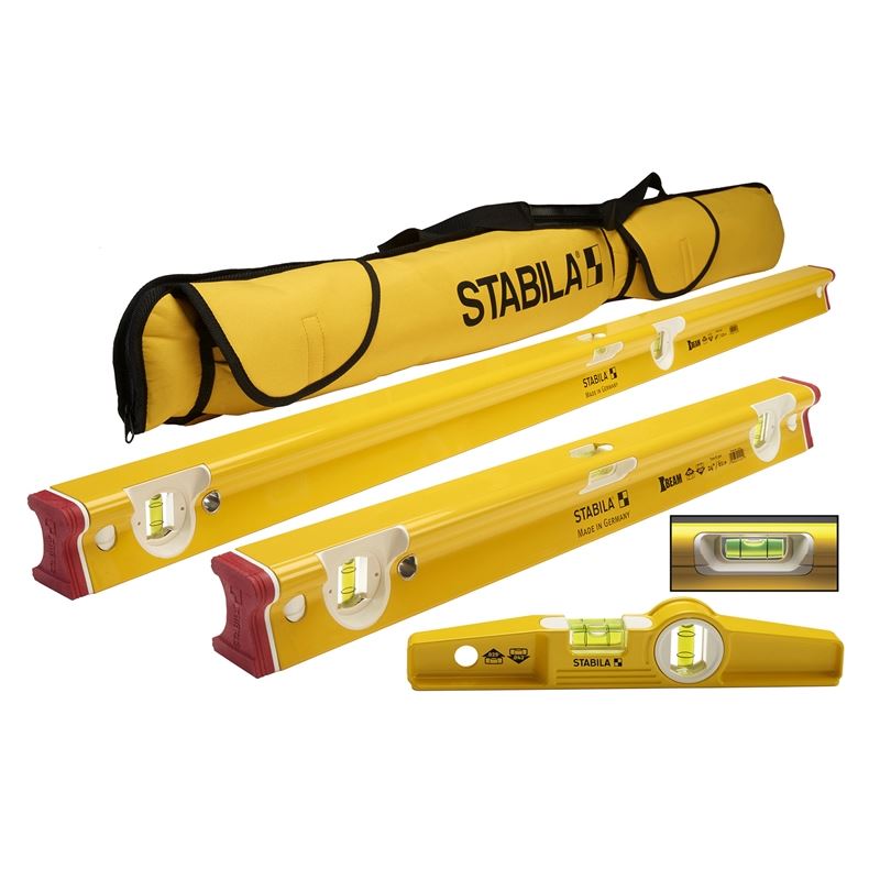 Stabila Levels 48410 R-BEAM 3 LEVEL SET