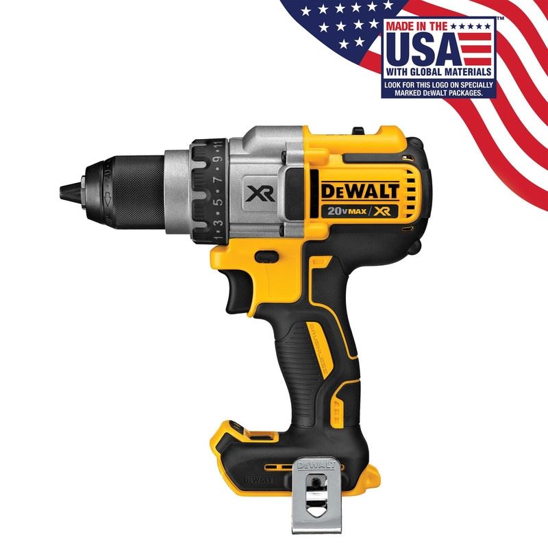 DEWALT DCD991B 20V MAX XR Cordless Brushless 3-Speed Drill/Driver (Tool Only)