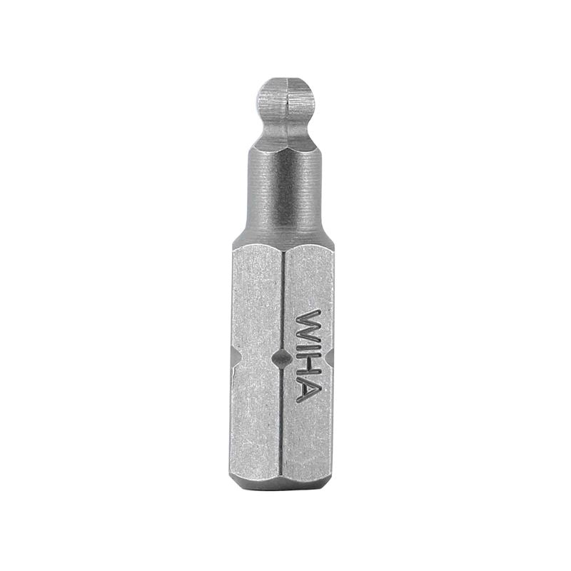 Wiha Ball End Hex Inch Insert Bit 9/64in Pack of 10 Bits