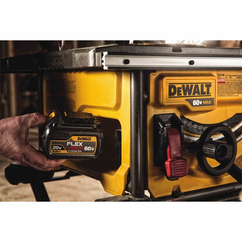 DEWALT Flexvolt DCS7485T1 60V MAX* 8 1/4" Table Saw Kit