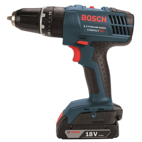 Bosch HDB180-02 18V Compactâ„¢ 3/8" Cordless Hammer Drill/Driver