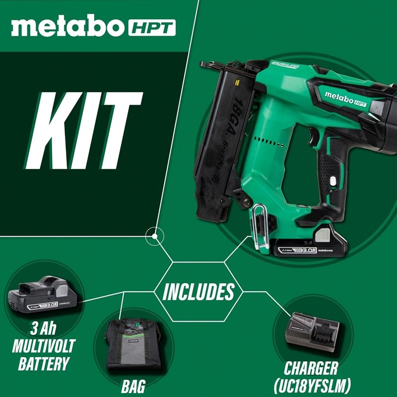 Hitachi NT1850DESM 18V Cordless 2 Inch 18 Gauge Brad Nailer