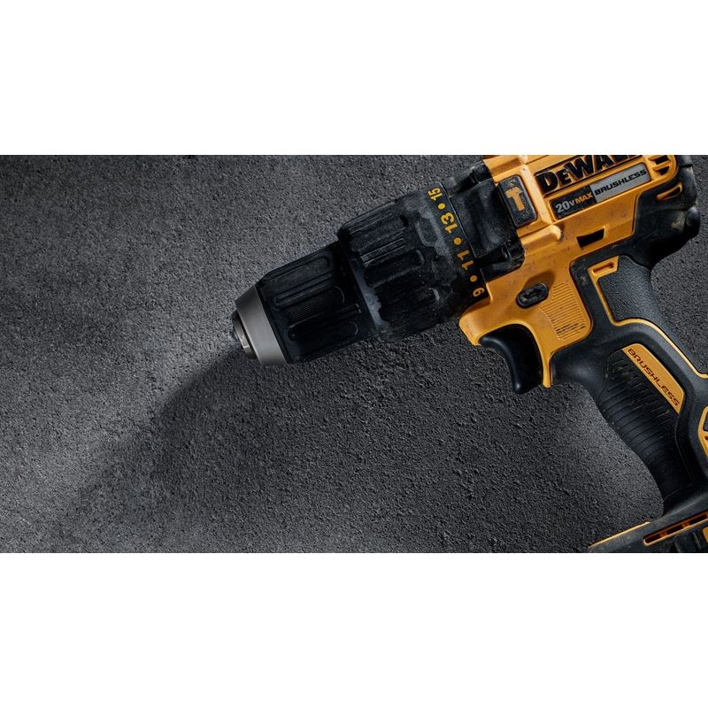 DEWALT DCD778C2 20V MAX Brushless 1/2 in. Compact Cordless Hammer Drill/Driver Kit