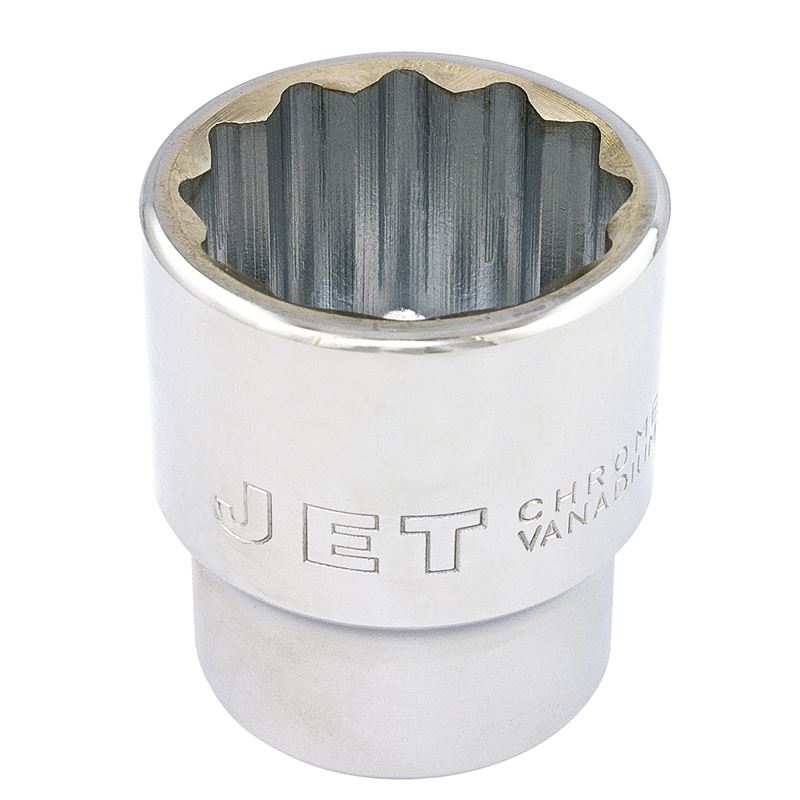 Jet 673224 3/4 Dr X 1-1/2 Regular Chrome Socket - 12 Point