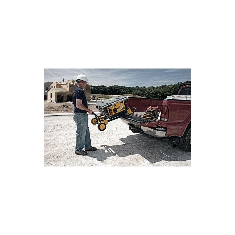 DEWALT | DWE7491rs 10" Jobsite Table Saw 32 - 1/2" (82.5cm) Rip Capacity, and a Rolling Stand