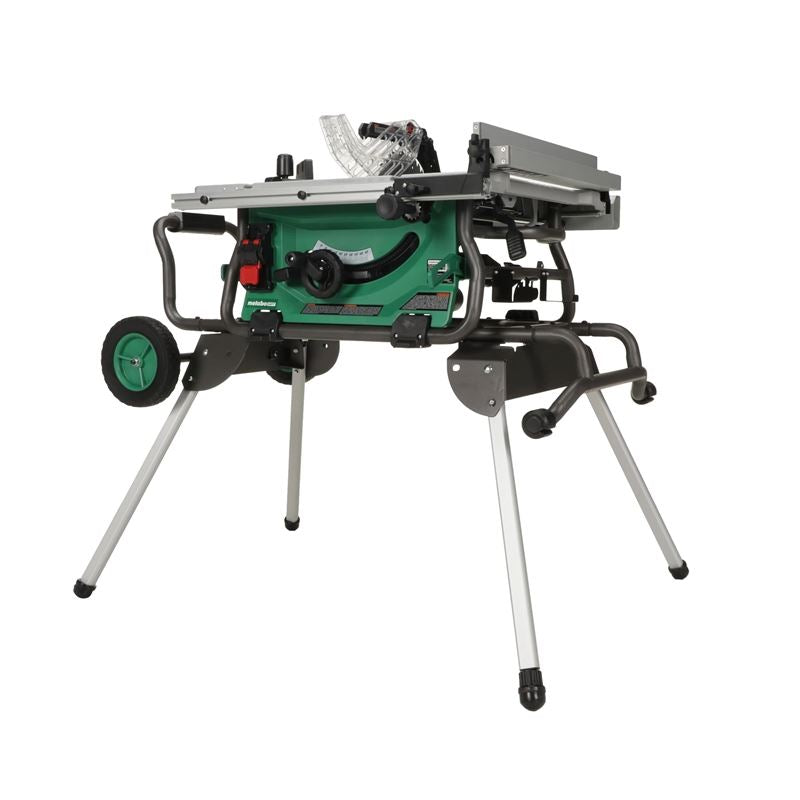 Metabo HPT C10RJSM 10 Inch Table Saw with Fold and Roll Stand