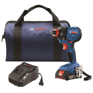 Bosch GDX18V-1600B12 18V Freak 1/4 In. and 1/2 In. Two-In-One Bit/Socket Impact Driver Kit