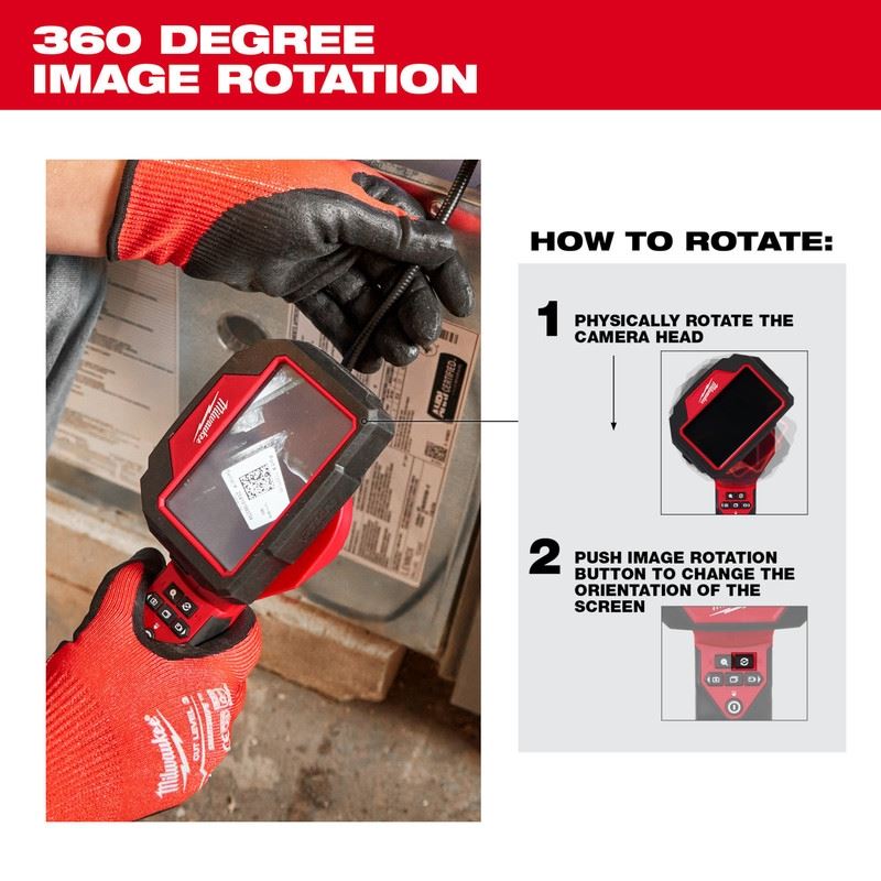 Milwaukee 2323-21 M12 M-Spector 360 4ft Inspection Camera