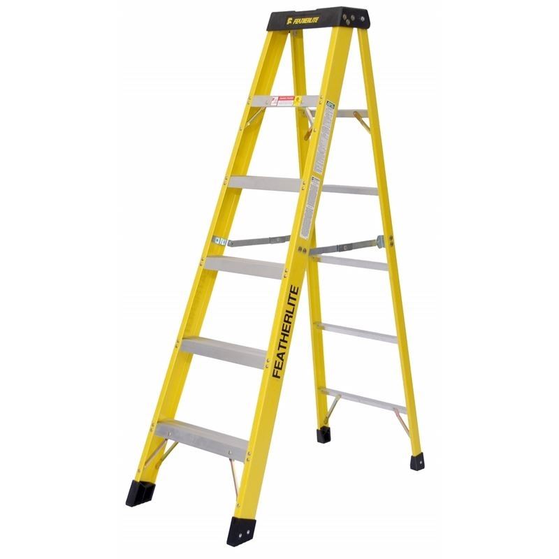 FEATHERLITE 6900 Series EXTRA-HEAVY DUTY FIBERGLASS STEP LADDERS