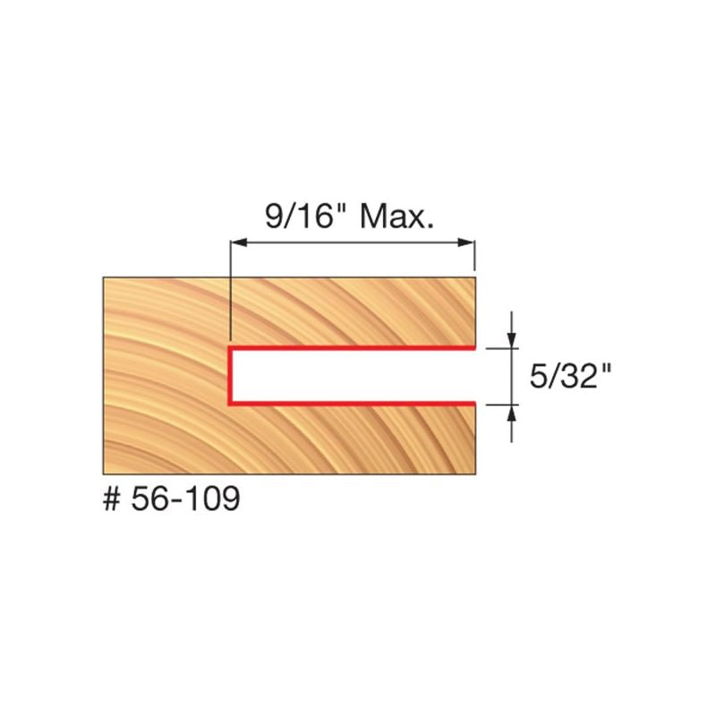 Freud | 56-109 5/32 Slot Three Wing Slotting Cutter