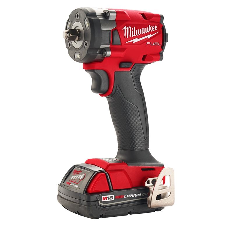 2854-22CT M18 FUEL 18 Volt Lithium-Ion Brushless Cordless 3/8 Compact Impact Wrench with Friction Ring Kit