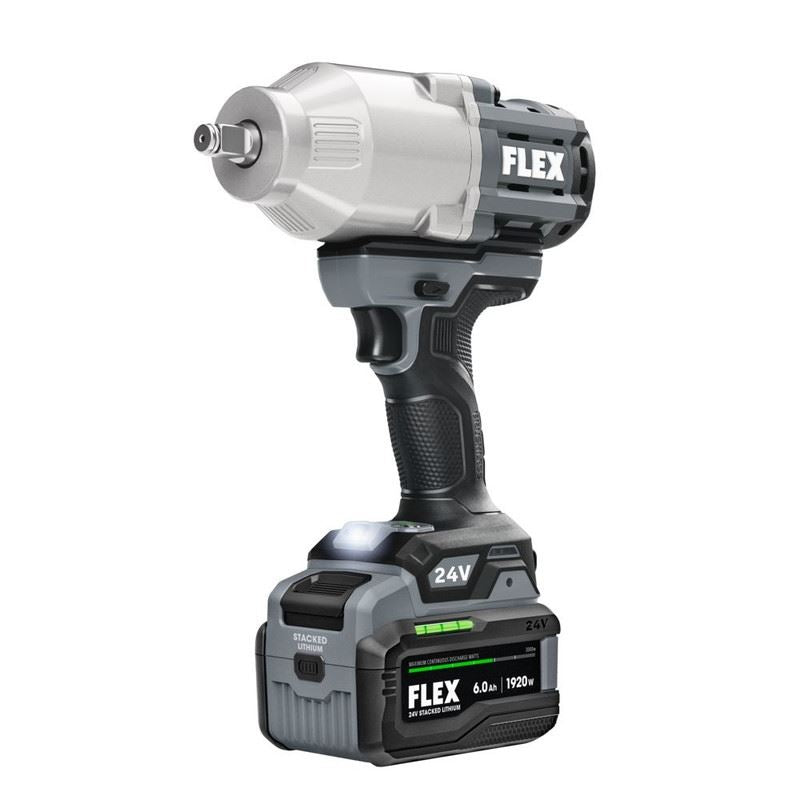 FLEX FX1471-1H 24V 1/2 in High Torque Impact Wrench Stacked-Lithium Kit