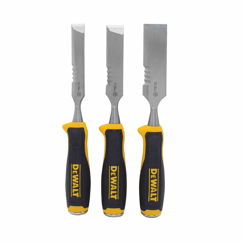 DEWALT DWHT16148 3 pc Side Strike Wood Chisel Set