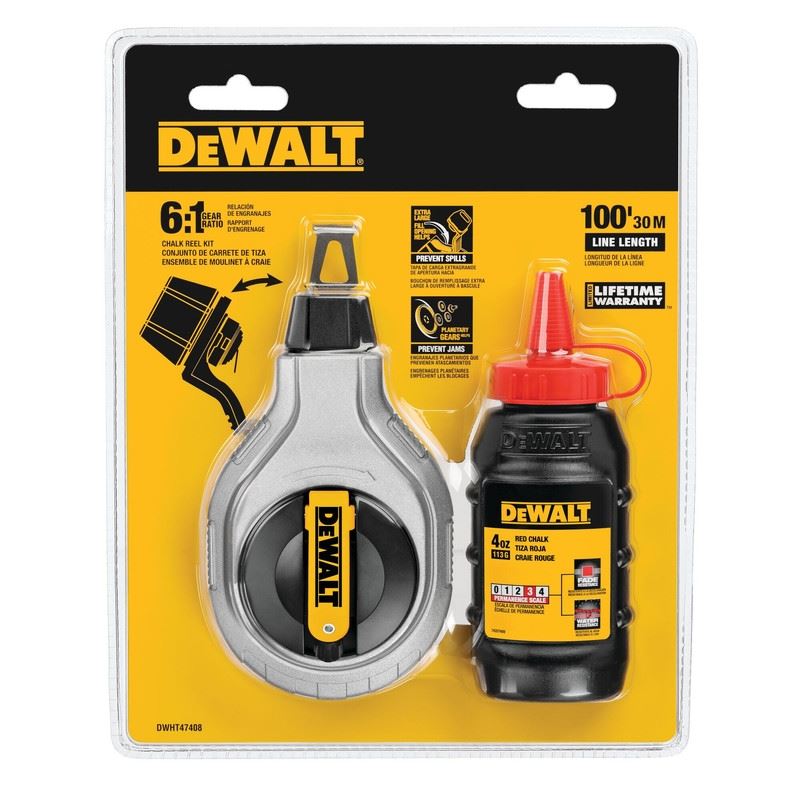 DEWALT DWHT47408 Chalk Reel Kit - 6:1